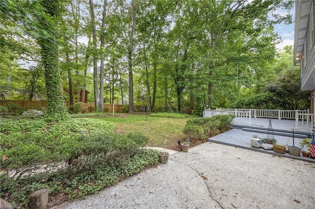 1808 Dunleith Way, Greensboro, NC 27455 - view of yard featuring a patio area