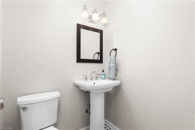 3717 Rock Haven Dr, Greensboro, NC 27410 - bathroom with toilet and a sink