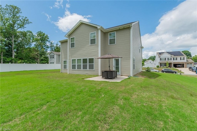 5968 Crescentbrook Ln, Clemmons, NC 27012 - back of house with a patio and central AC unit