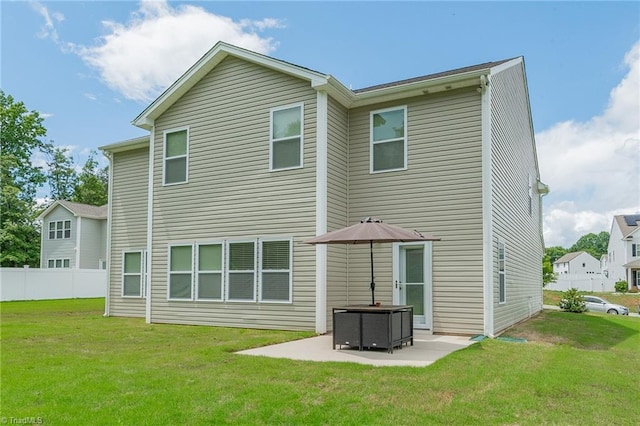 5968 Crescentbrook Ln, Clemmons, NC 27012 - rear view of house featuring a patio area
