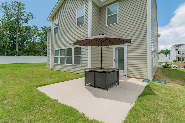 5968 Crescentbrook Ln, Clemmons, NC 27012 - rear view of house with a patio area