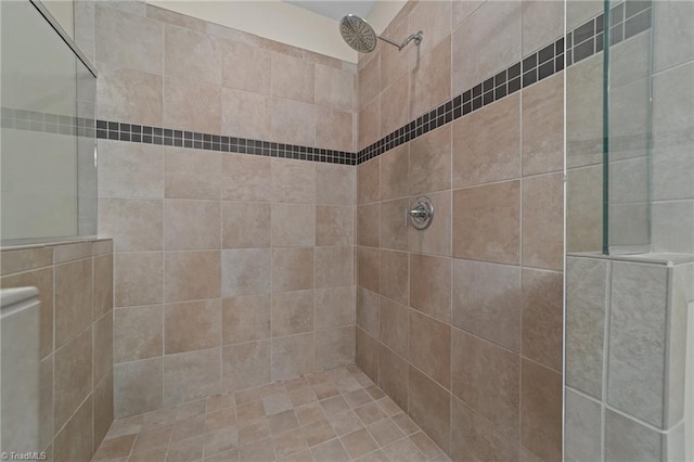 201 N Elm St Unit 703, Greensboro, NC 27401 - bathroom with tiled shower