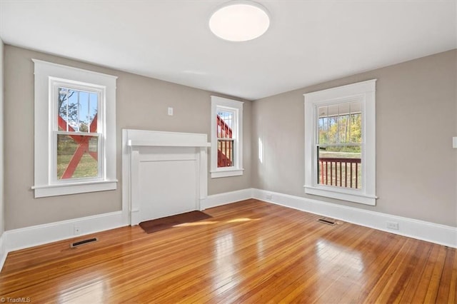 interior space featuring hardwood / wood-style flooring