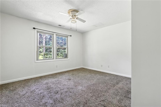 2711 Reynolds Park Rd, Winston-Salem, NC 27107 - carpeted empty room featuring a textured ceiling and a ceiling fan