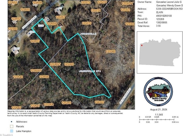 5336 Cedarbrook Rd, Jonesville NC, 28642 land for sale