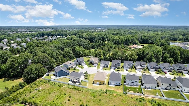 2209 Starfall Dr, Colfax, NC 27235 - aerial view of residential area with a heavily wooded area
