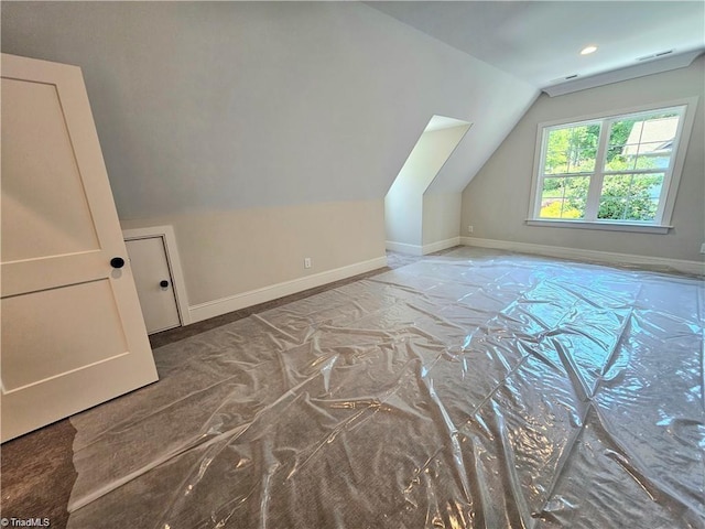 LOT121 N Holden Rd, Greensboro, NC 27410 - additional living space featuring vaulted ceiling and baseboards