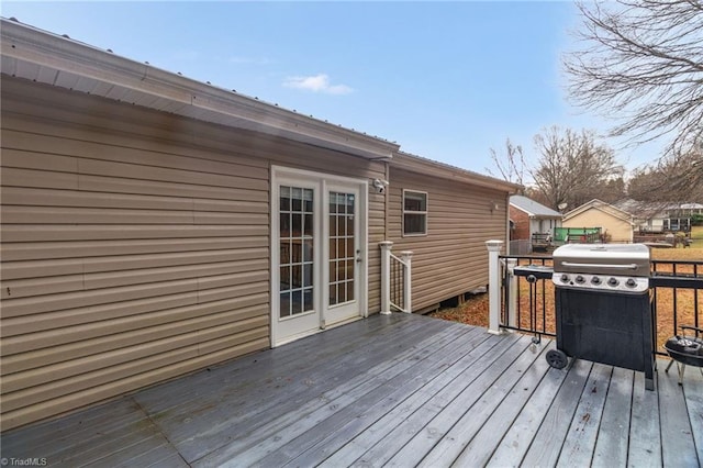 516 John St, Eden, NC 27288 - deck featuring a grill