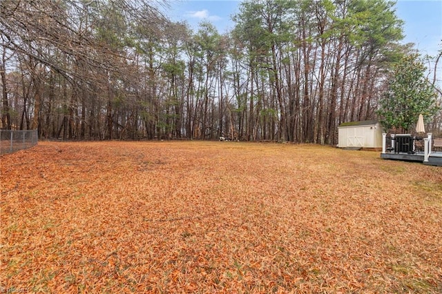 516 John St, Eden, NC 27288 - view of yard with a shed, fence, and an outbuilding