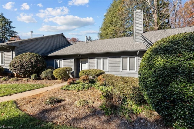 view of ranch-style house