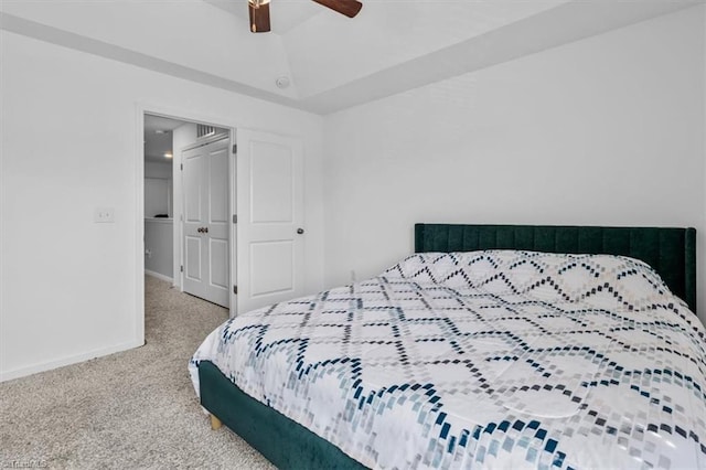 824 Sage Hill Dr, Jamestown, NC 27282 - bedroom featuring carpet flooring and a ceiling fan