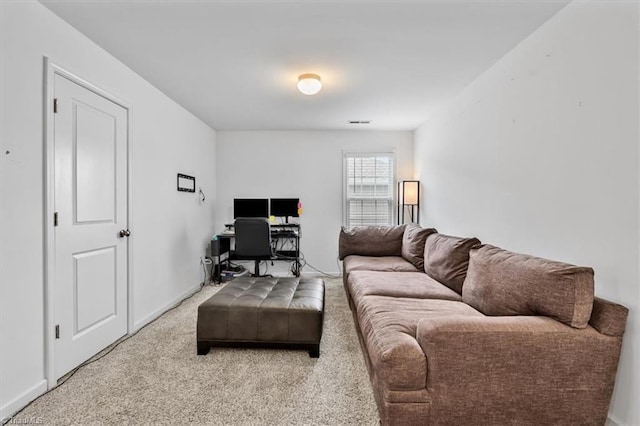 824 Sage Hill Dr, Jamestown, NC 27282 - carpeted living area featuring an office area