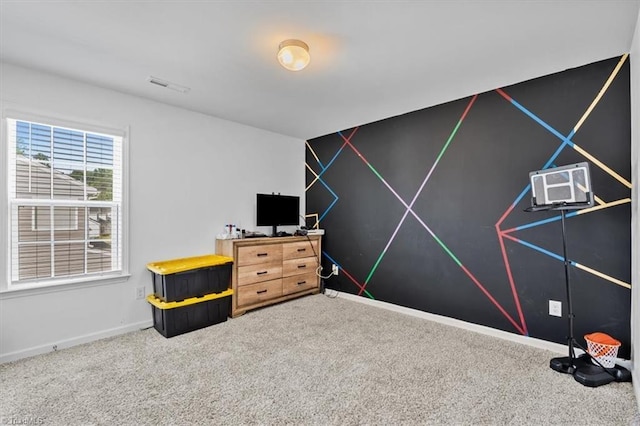 824 Sage Hill Dr, Jamestown, NC 27282 - bedroom featuring carpet flooring and a wall mounted air conditioner