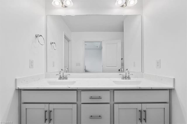 824 Sage Hill Dr, Jamestown, NC 27282 - bathroom with double vanity
