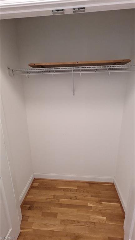 view of closet