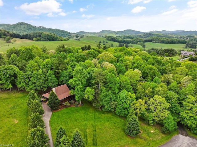 201 Cherokee Cir, Jefferson, NC 28640 - aerial view of mountains