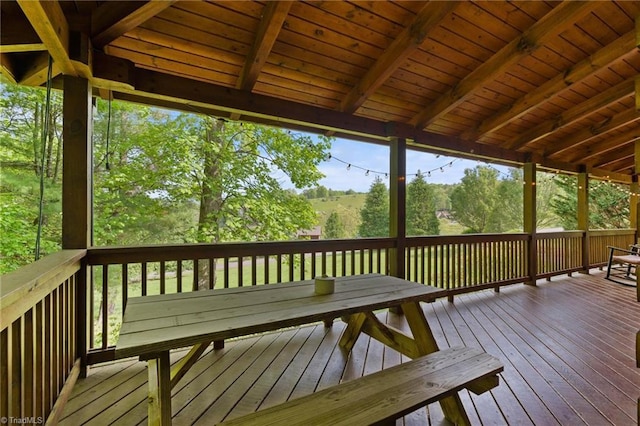 201 Cherokee Cir, Jefferson, NC 28640 - view of deck