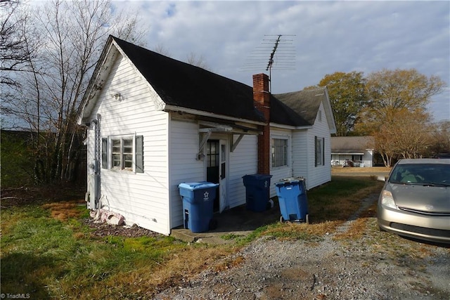 view of side of home