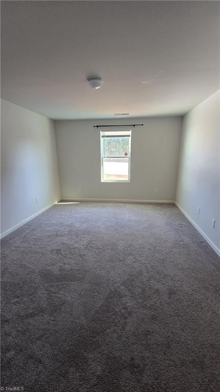 spare room featuring carpet flooring