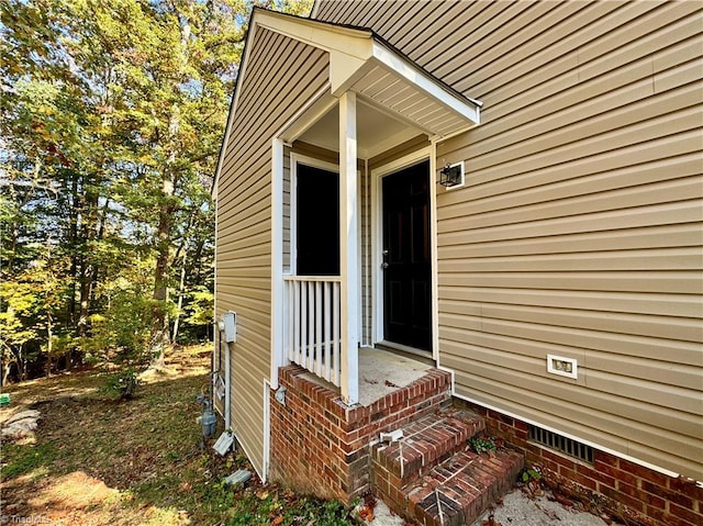 view of property entrance