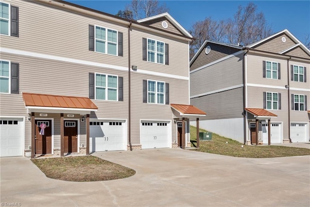 view of front of property with cooling unit