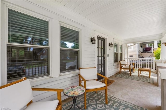 209 Burtner St, Greensboro, NC 27406 - view of patio / terrace with a porch