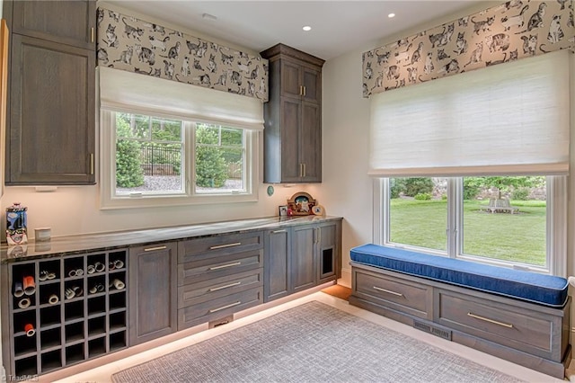 2632 Bartram Pl, Winston-Salem, NC 27106 - bar area featuring recessed lighting