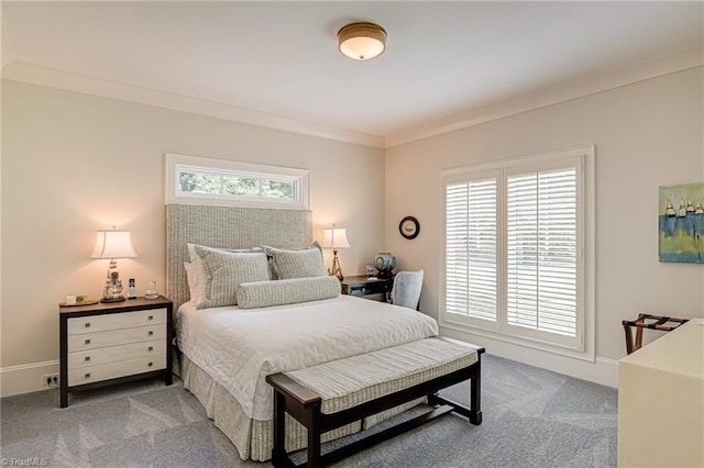 2632 Bartram Pl, Winston-Salem, NC 27106 - bedroom with carpet floors and ornamental molding