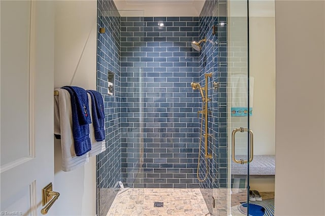 2632 Bartram Pl, Winston-Salem, NC 27106 - bathroom with a shower stall