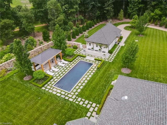 2632 Bartram Pl, Winston-Salem, NC 27106 - aerial view of property and surrounding area