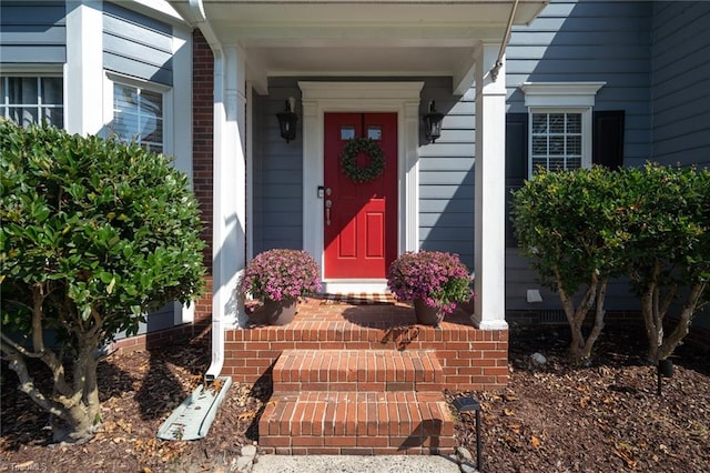 view of property entrance