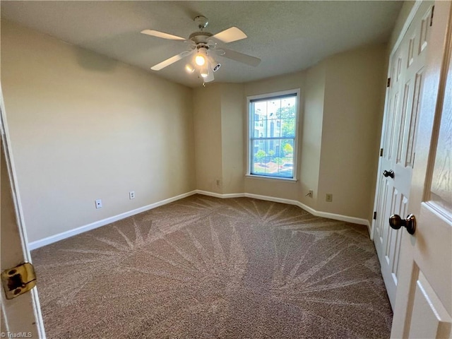 3638 Morris Farm Dr, Greensboro, NC 27409 - unfurnished room featuring baseboards, carpet flooring, and ceiling fan