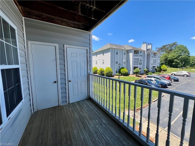 3638 Morris Farm Dr, Greensboro, NC 27409 - balcony with a residential view