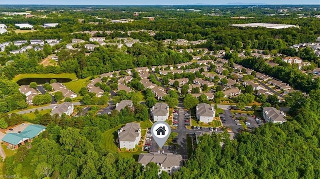 3638 Morris Farm Dr, Greensboro, NC 27409 - aerial view of property and surrounding area with nearby suburban area