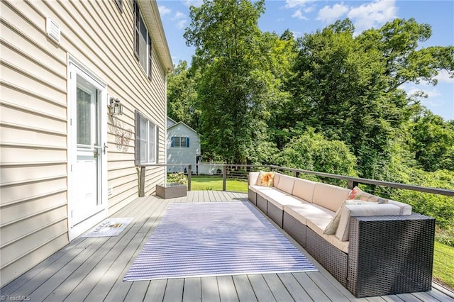 1101 Shalimar Ct, High Point, NC 27262 - wooden terrace with an outdoor hangout area
