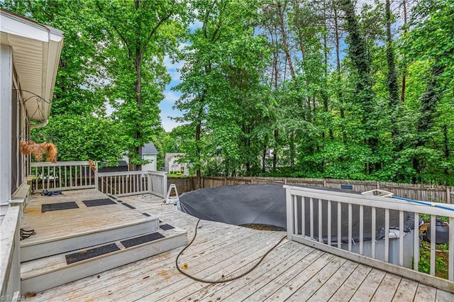 1515 Klompen Rd, Kernersville, NC 27284 - deck with a fenced backyard