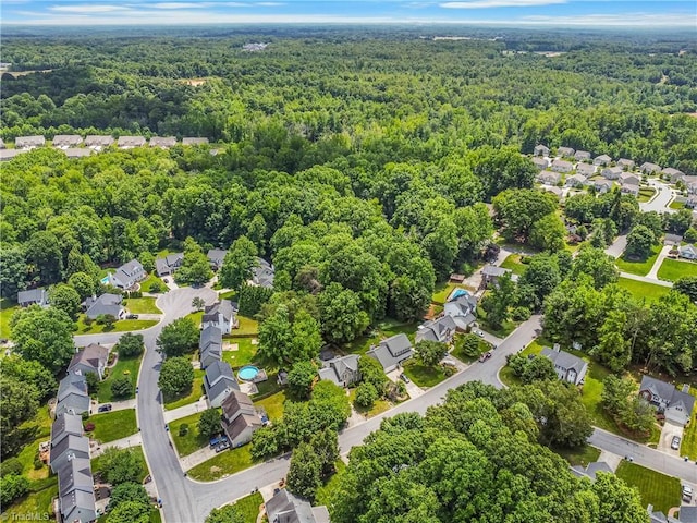1515 Klompen Rd, Kernersville, NC 27284 - aerial view of residential area featuring a forest