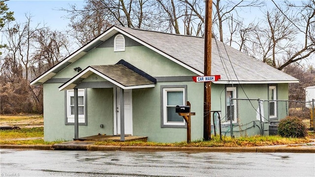 view of bungalow-style home