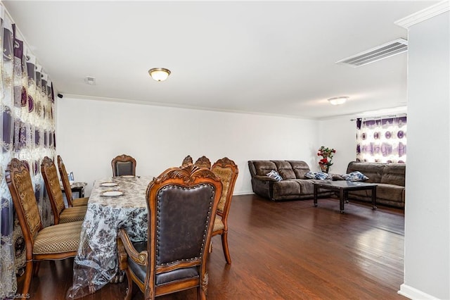 228 Timberwood Dr, High Point, NC 27260 - dining space featuring wood finished floors and crown molding