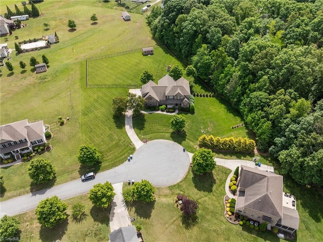 drone / aerial view