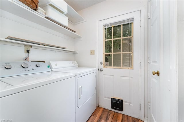 944 Chatfield Dr, Jamestown, NC 27282 - washroom with wood finished floors and independent washer and dryer