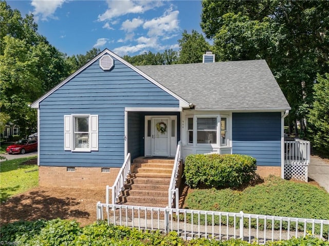 944 Chatfield Dr, Jamestown, NC 27282 - bungalow with a shingled roof and a chimney