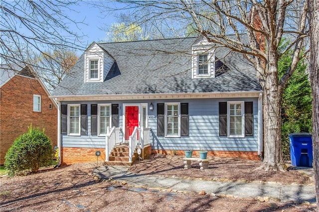 4104 Moss Brook Dr, Winston-Salem, NC 27127 - new england style home featuring a shingled roof