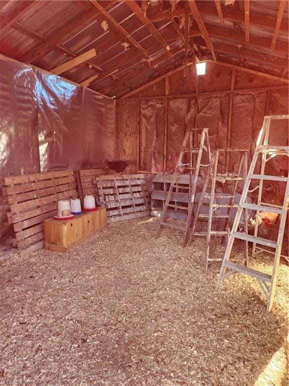 view of horse barn