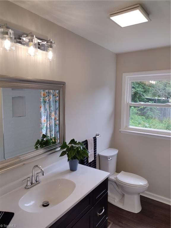 251 Marshall Farm Rd, Mount Airy, NC 27030 - bathroom with vanity and wood finished floors