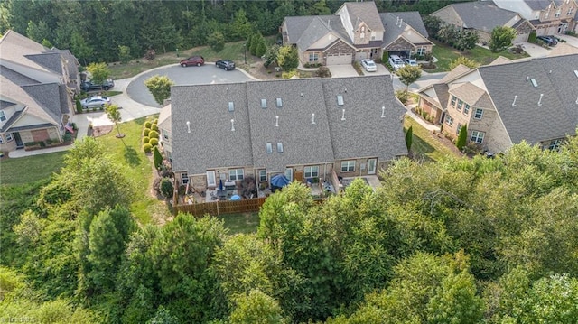 bird's eye view featuring a residential view