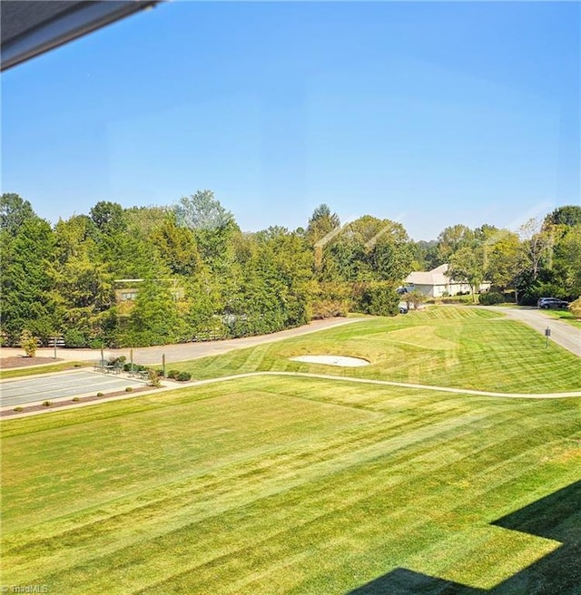 view of home's community featuring a yard