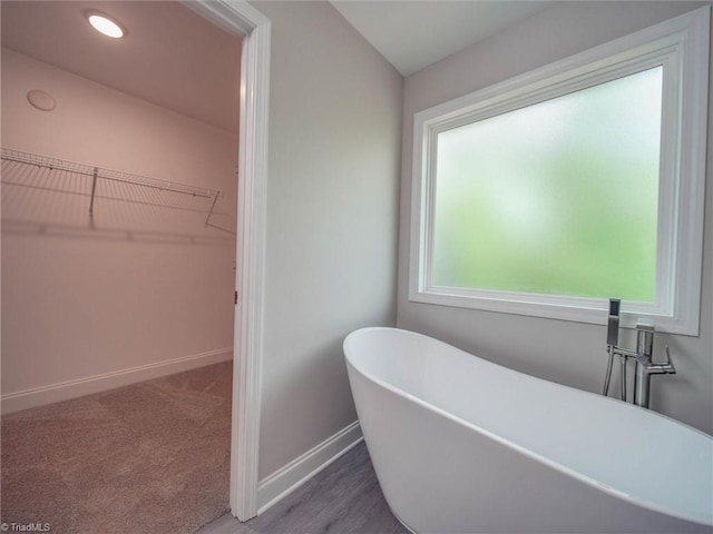 bathroom with a bathing tub