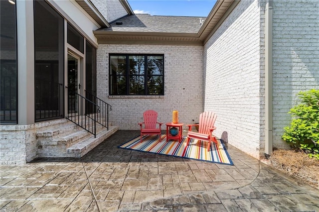 7604 Pemberley Dr, Oak Ridge, NC 27310 - view of patio with entry steps
