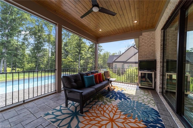 7604 Pemberley Dr, Oak Ridge, NC 27310 - view of sunroom / solarium